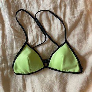 Lime green VS bikini top